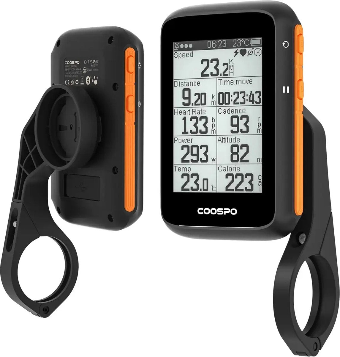 BC200 - GPS Fietscomputer met ANT+ en Bluetooth