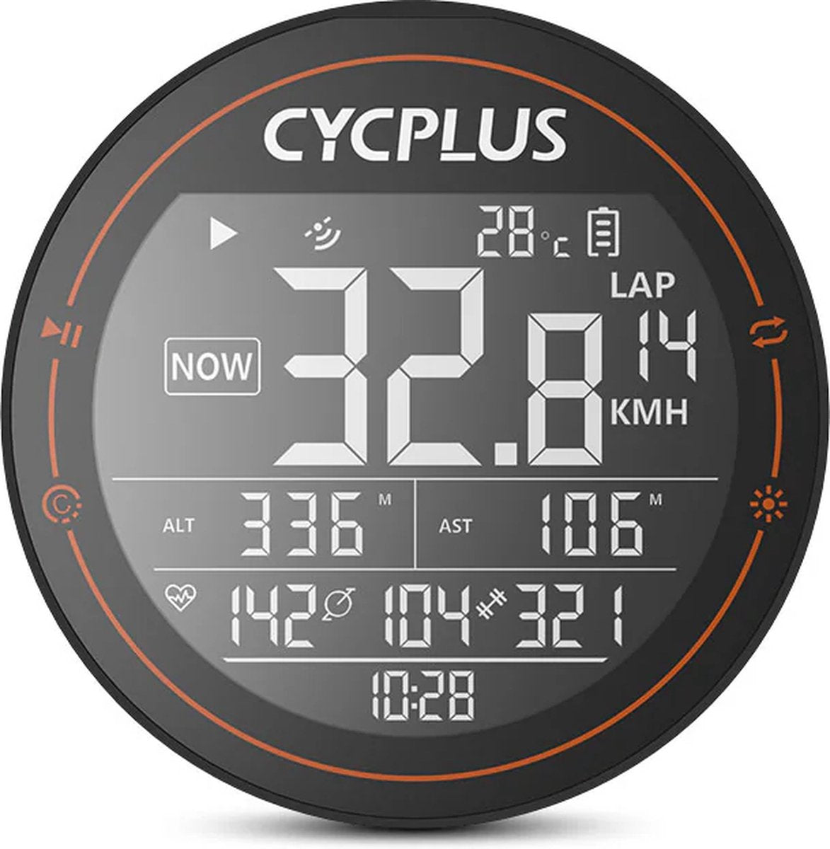 M2 Fietscomputer met GPS & Snelheidsmeter