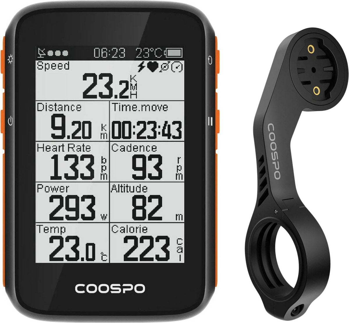 BC200 - GPS Fietscomputer met ANT+ en Bluetooth
