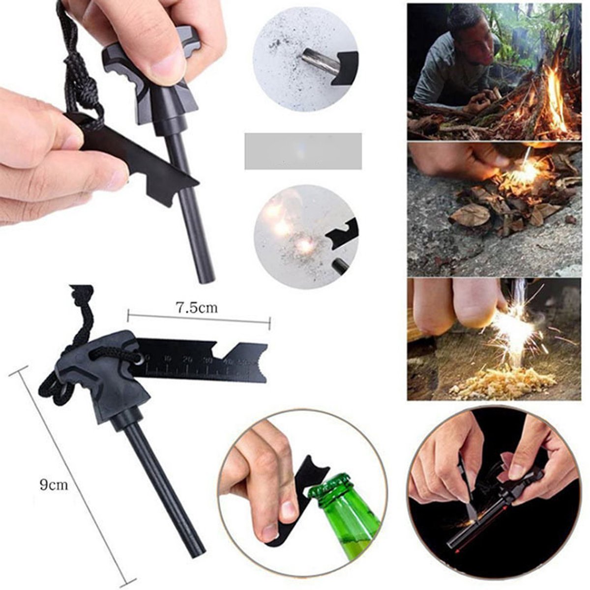 Survival Kit met Tactische Rugzak – EHBO Set & Survival Tools