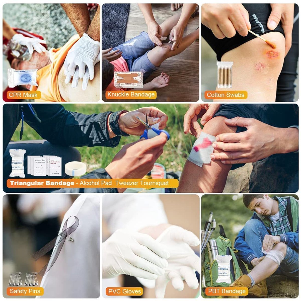 Survival Kit met Tactische Rugzak – EHBO Set & Survival Tools