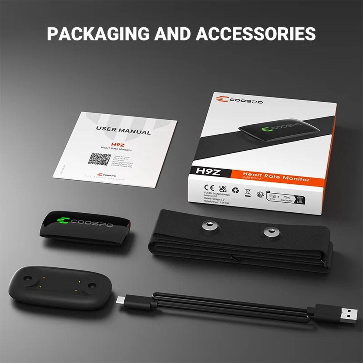 H9Z - Hartslagmeter met Borstband