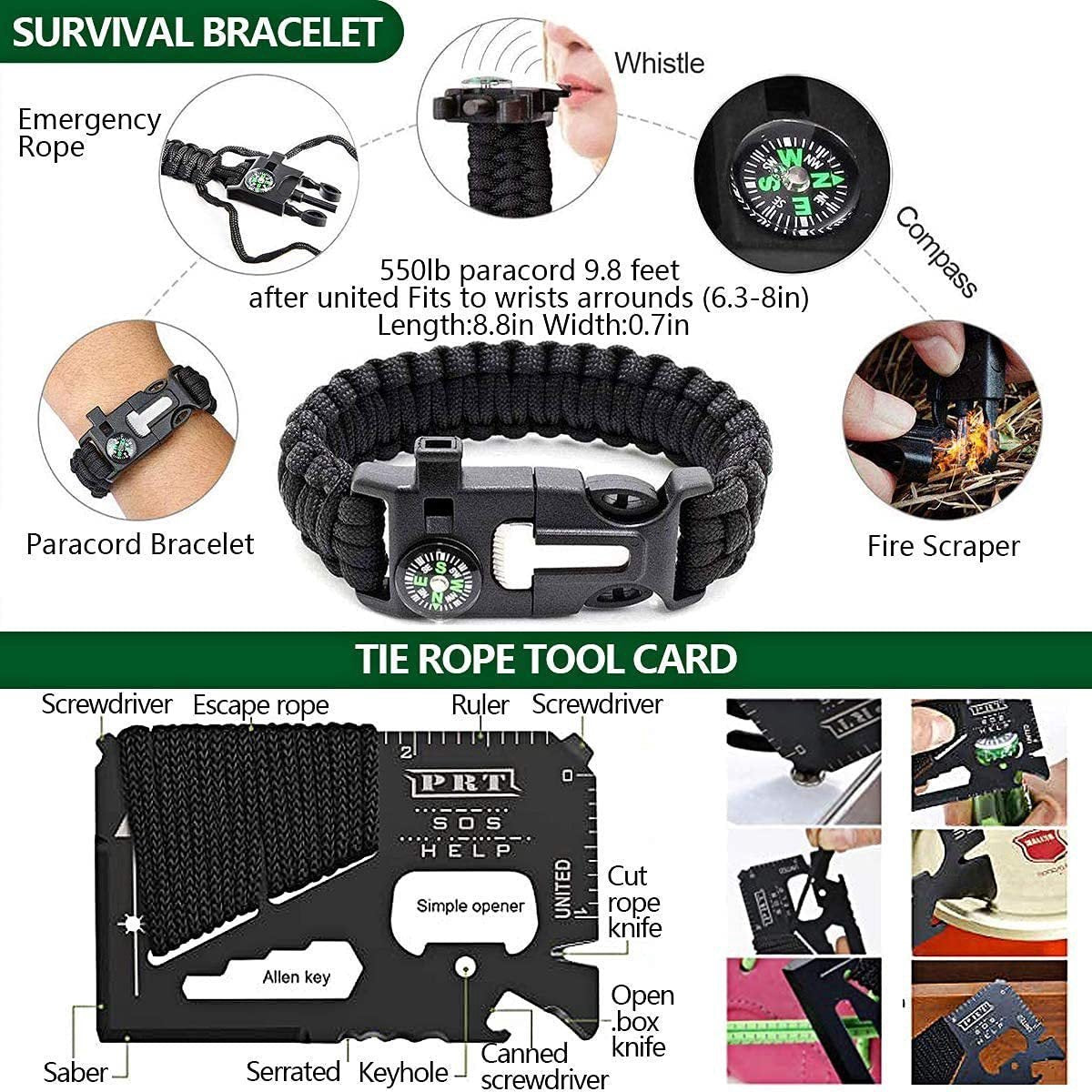 Survival Kit met Tactische Rugzak – EHBO Set & Survival Tools