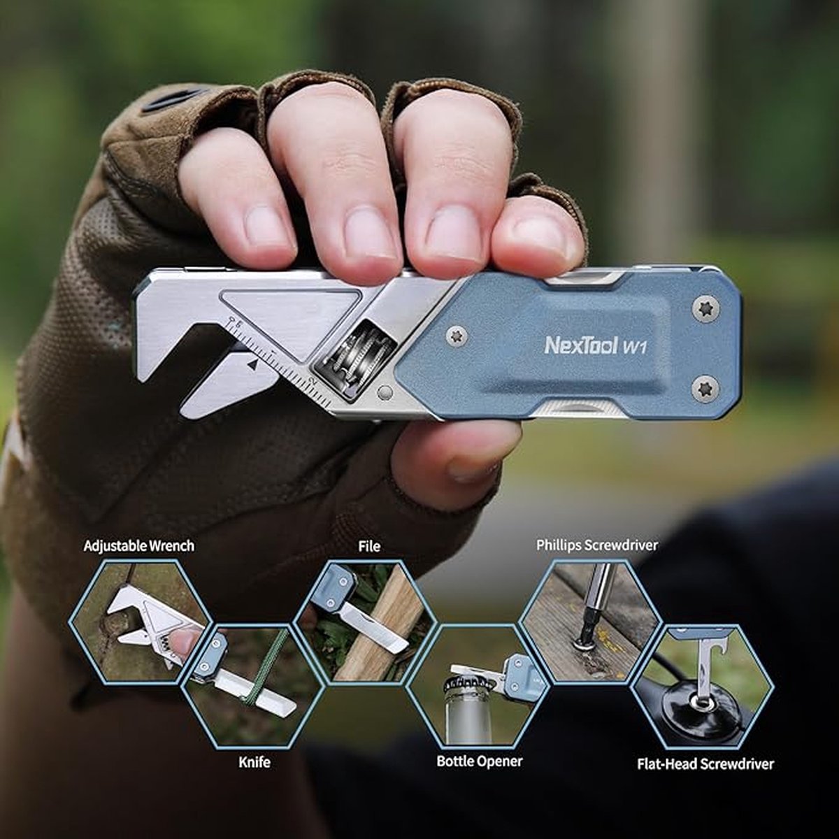 NexTool - Light Wrench W1 - Multitool met Moersleutel