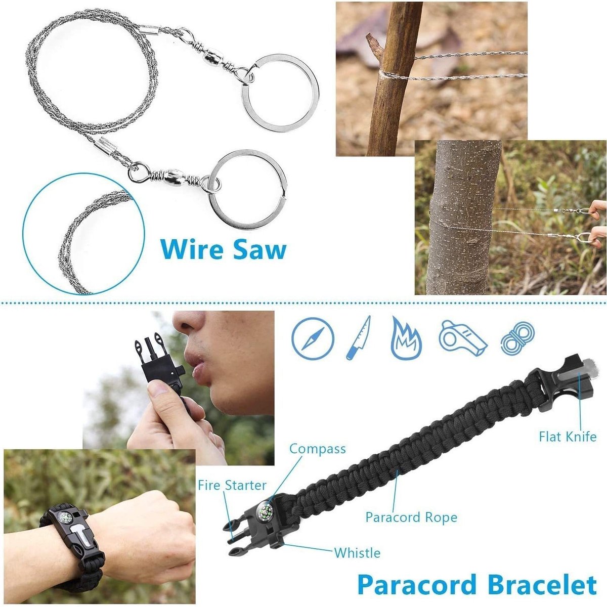 Survival Kit met Tactische Rugzak – EHBO Set & Survival Tools