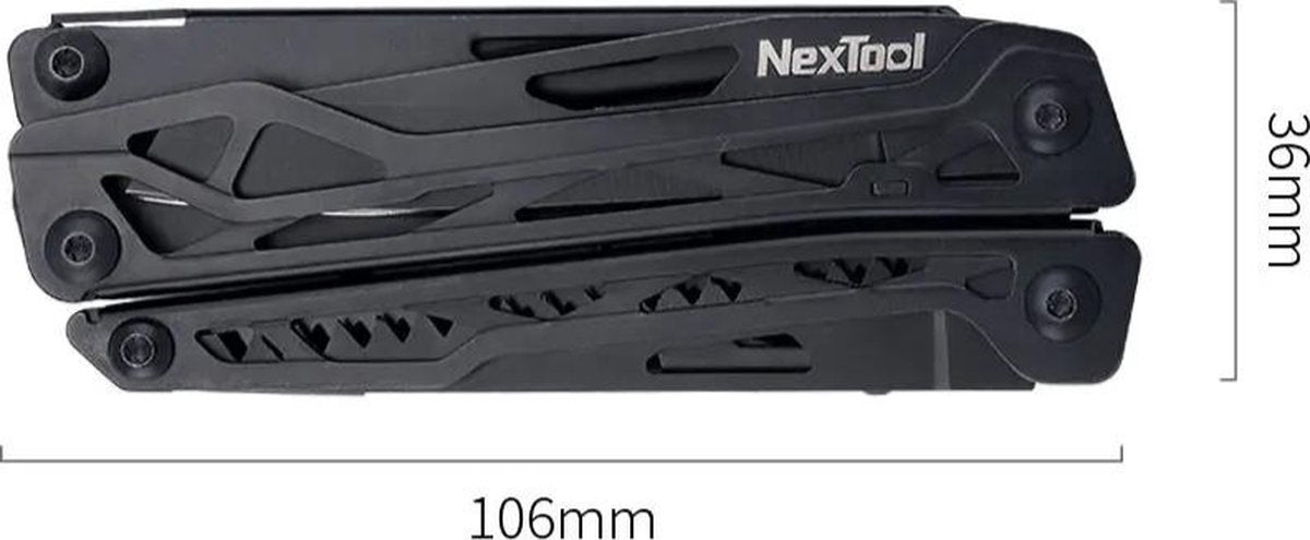 NexTool - Black Knight - Zakmes - Multitool - 11-In-1