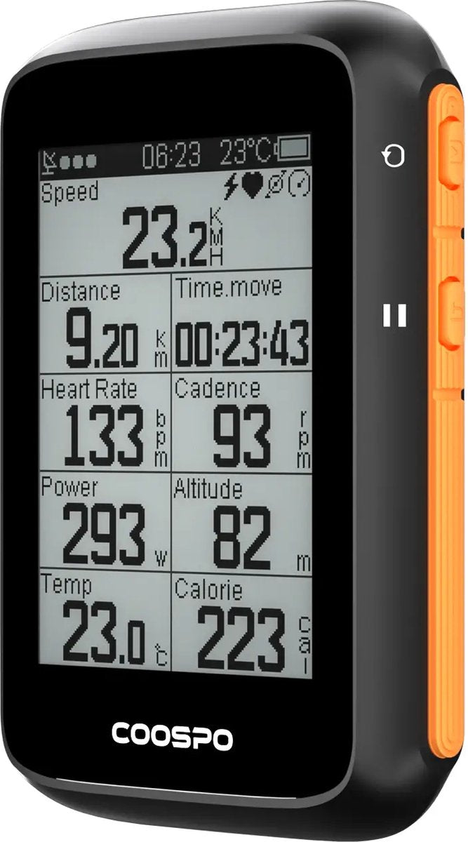 BC200 - GPS Fietscomputer met ANT+ en Bluetooth