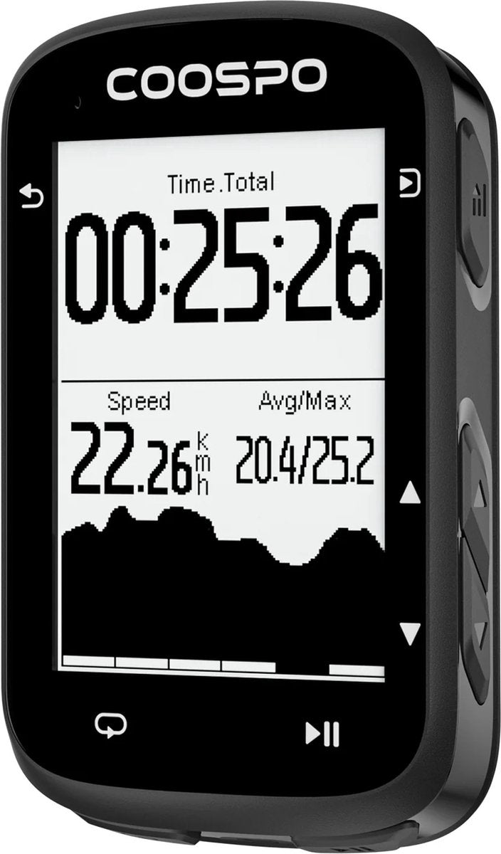 CS500 Fietscomputer met GPS & Kaartweergave & Snelheidsmeter