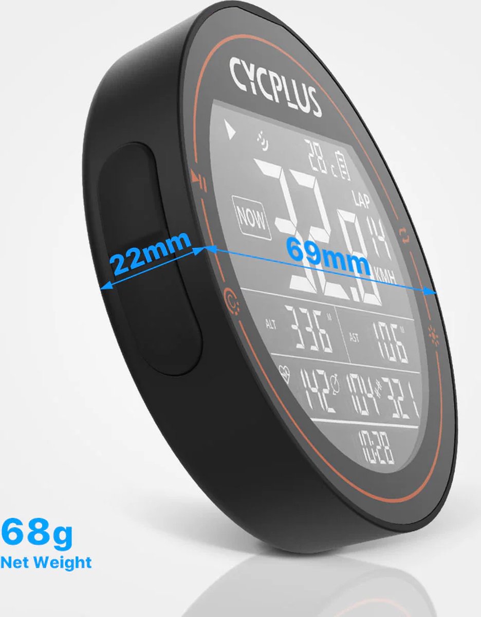 M2 Fietscomputer met GPS & Snelheidsmeter