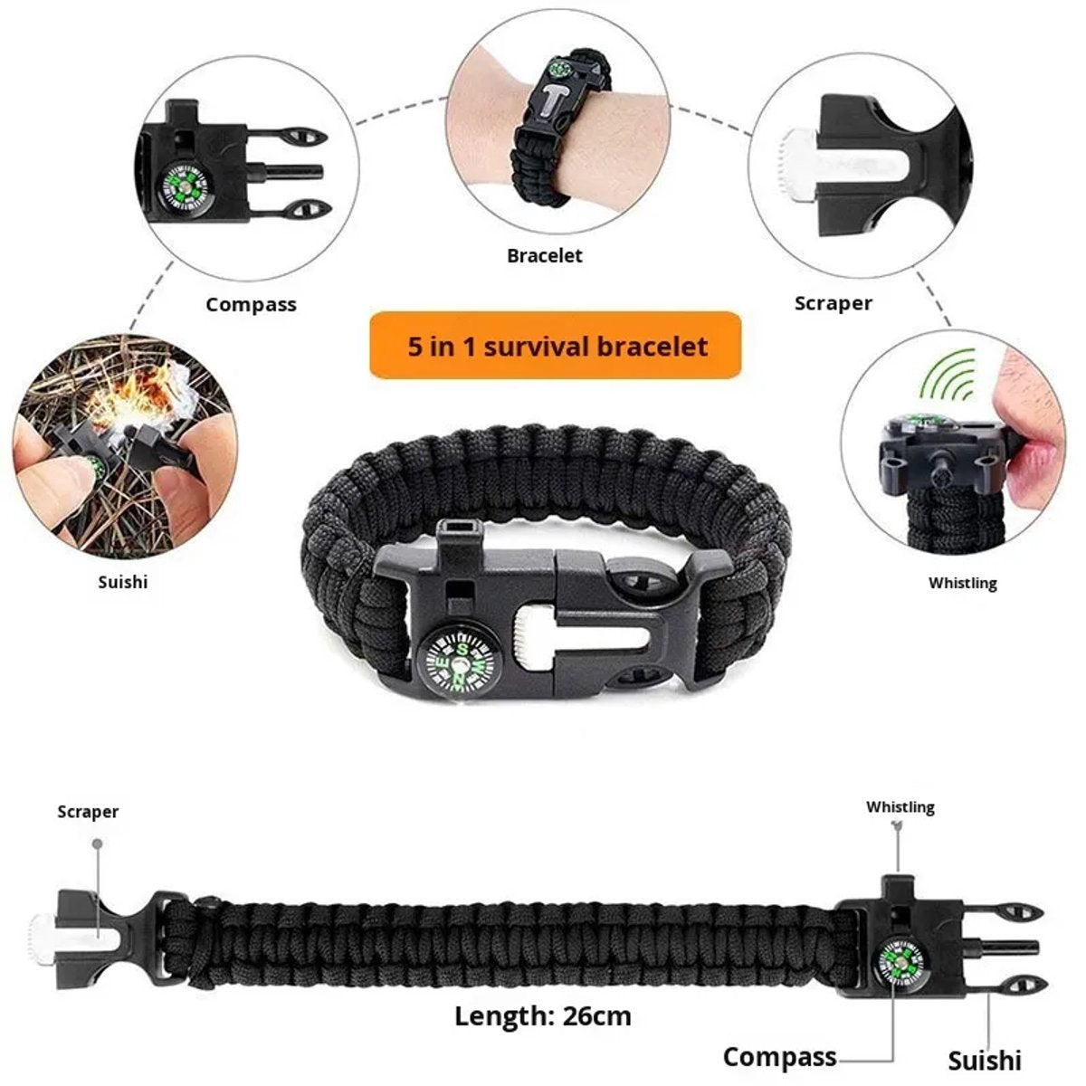 Bracelet uit 33-delige kit