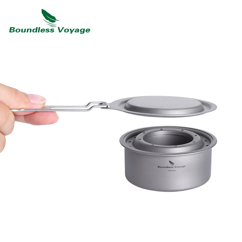 Titanium Hout- en Alcoholkachel