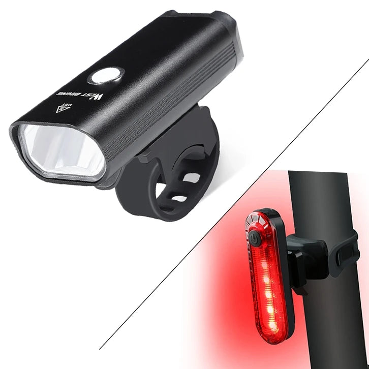 Fietslicht Set Voor- en Achterlicht - 400 Lumen