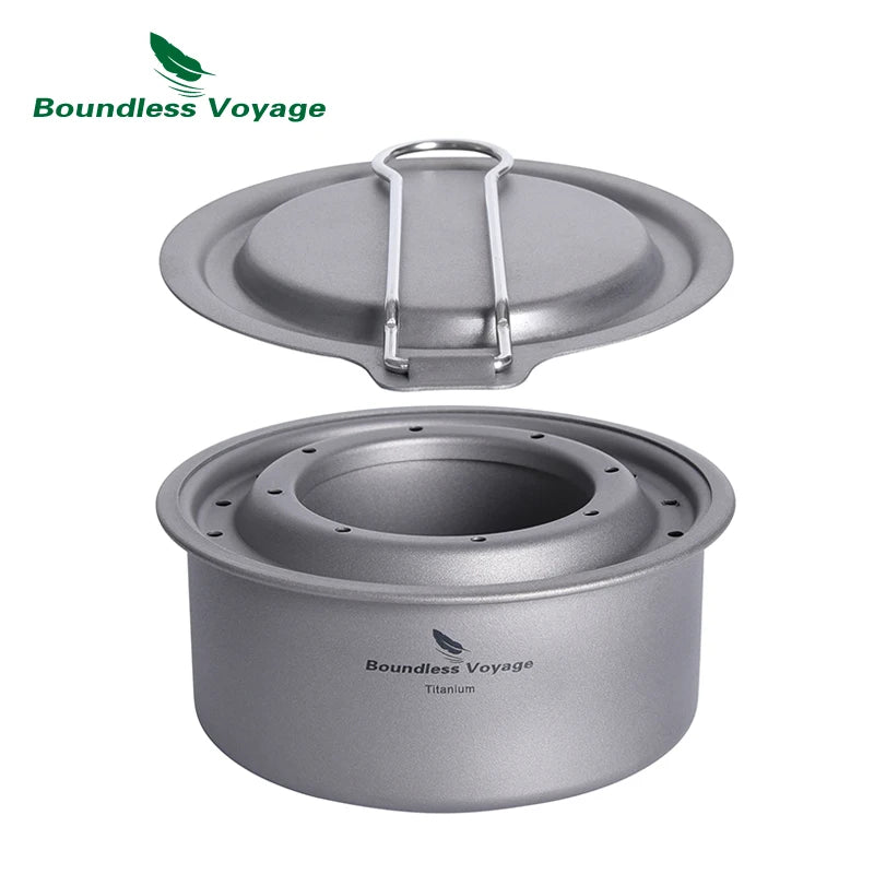 Titanium Hout- en Alcoholkachel