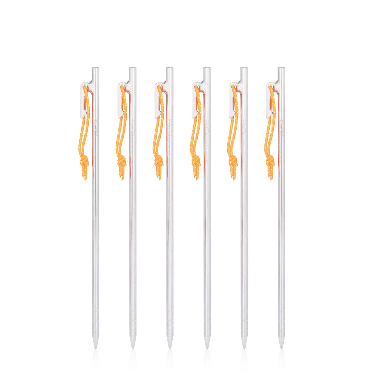 Titanium Tentpennen - 6 Stuks