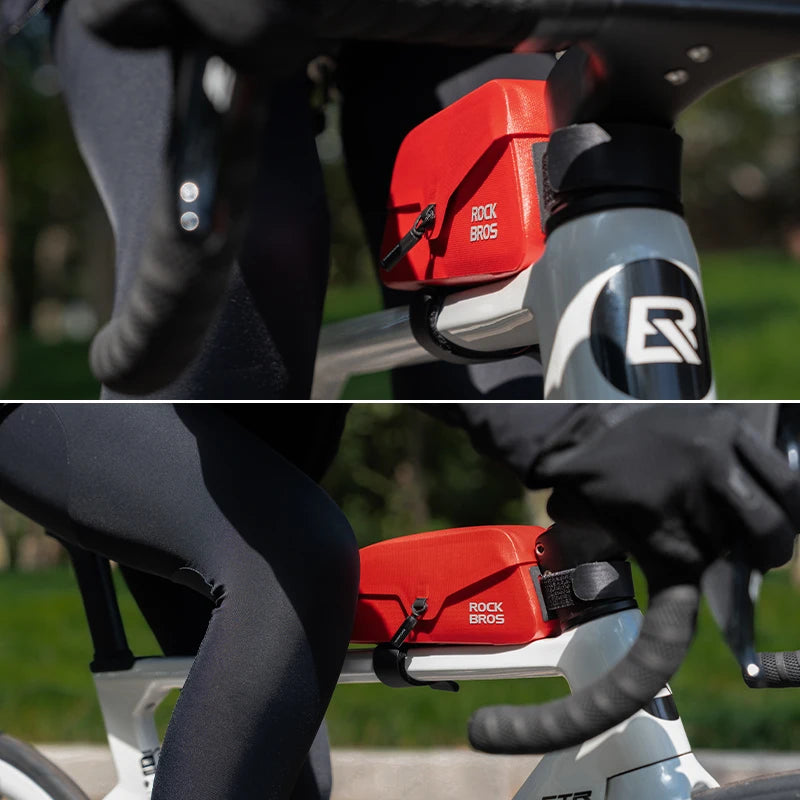 Waterdichte magnetische fietsbuizentas voor op het frame van de fiets