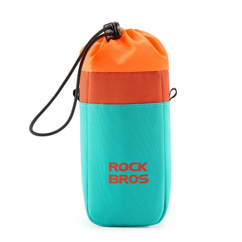 Regenbestendige fiets tassenset, gemonteerd op de boven- en onderbuis van het frame