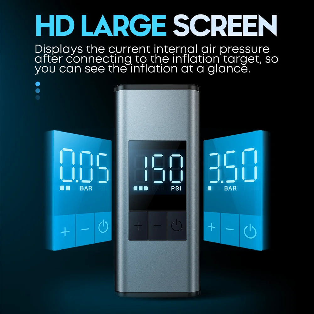 A3 MAX 150 PSI Elektrische Fietspomp