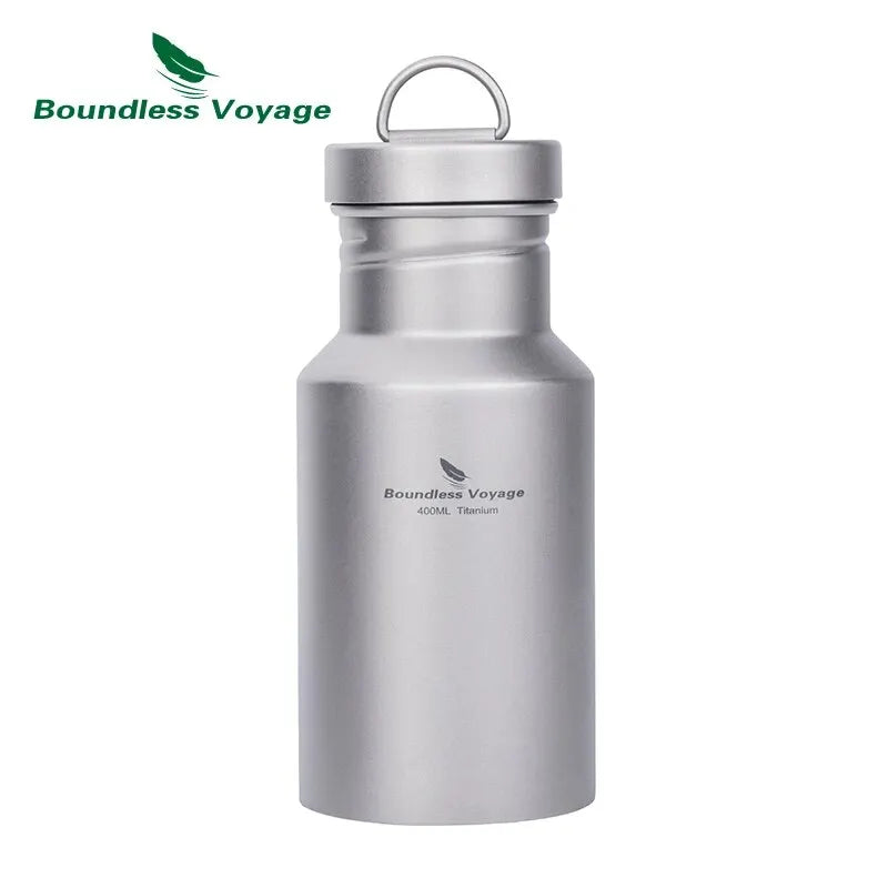 Titanium Drinkfles – 400 / 550 / 750 ml