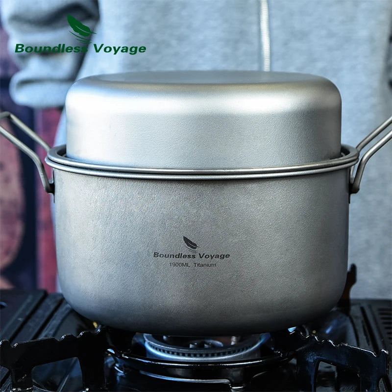 Titanium Kampeer Kookset