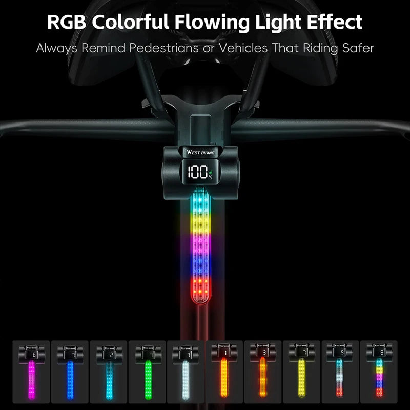 Fietsachterlicht – Power Display, Intelligente Remsensor