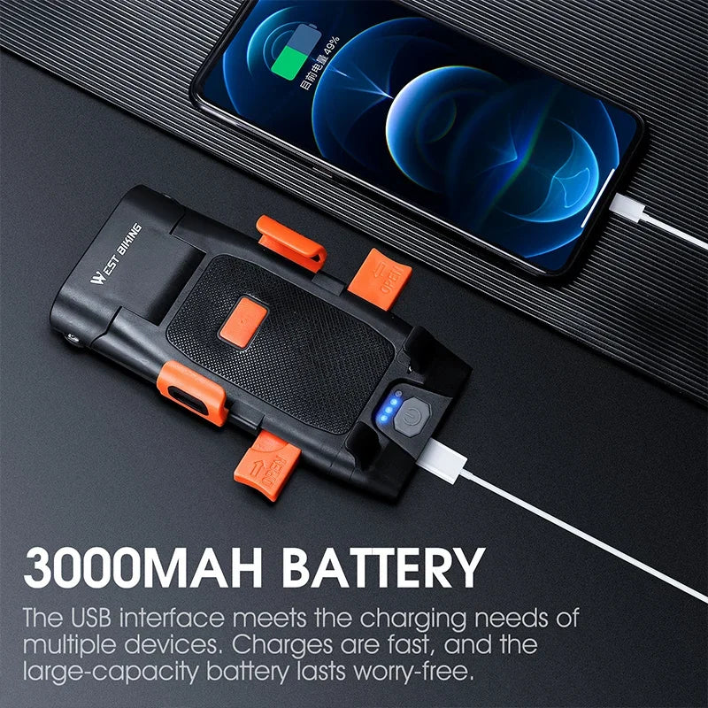 5-in-1 Multifunctioneel Fietslicht