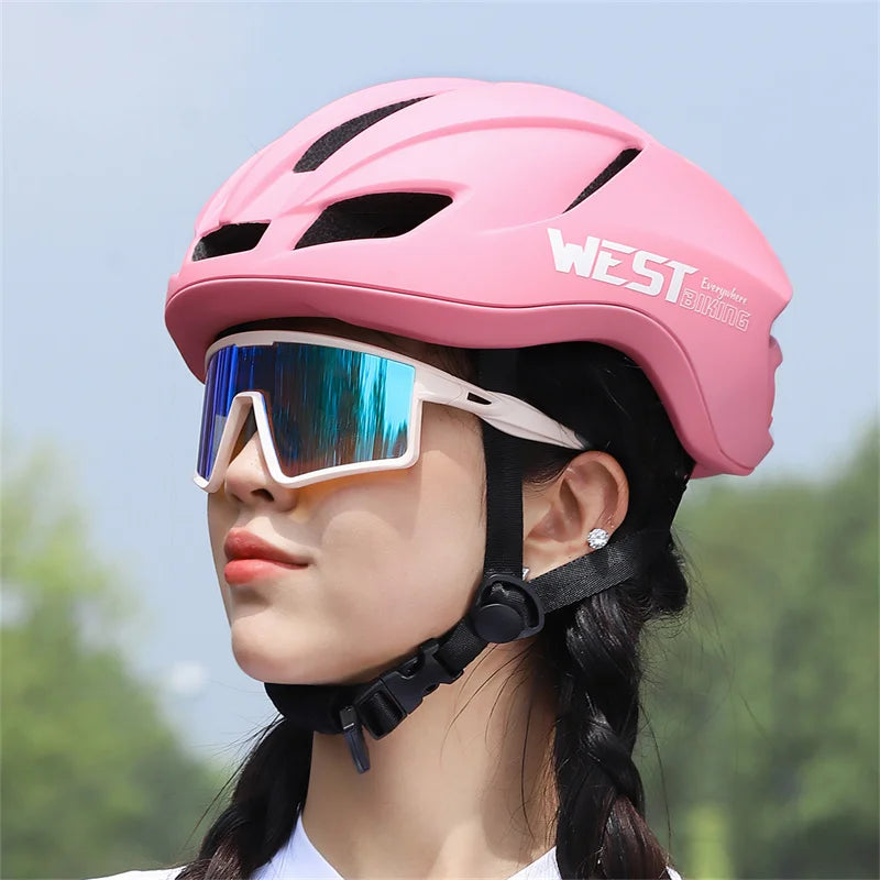 Dames Fietshelm met LED-verlichting - Pack Away