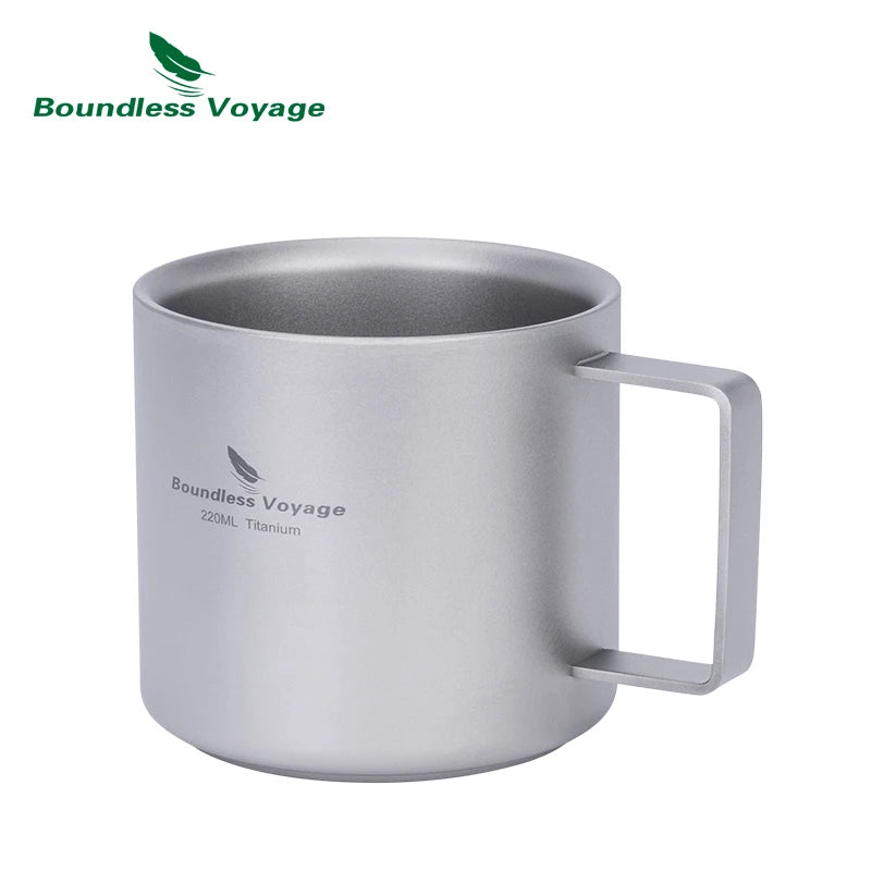 Titanium Dubbelwandige Koffiemok - 220ml