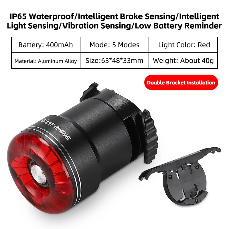 Fietsachterlicht - Slim Rem- en Veiligheidsachterlicht