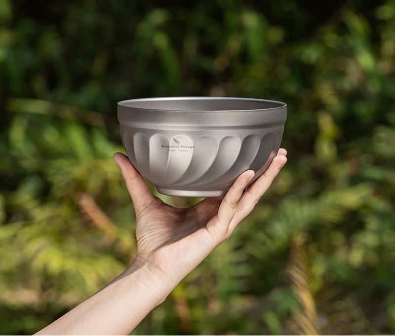 Dubbelwandige Titanium Kom - 500ml / 800ml