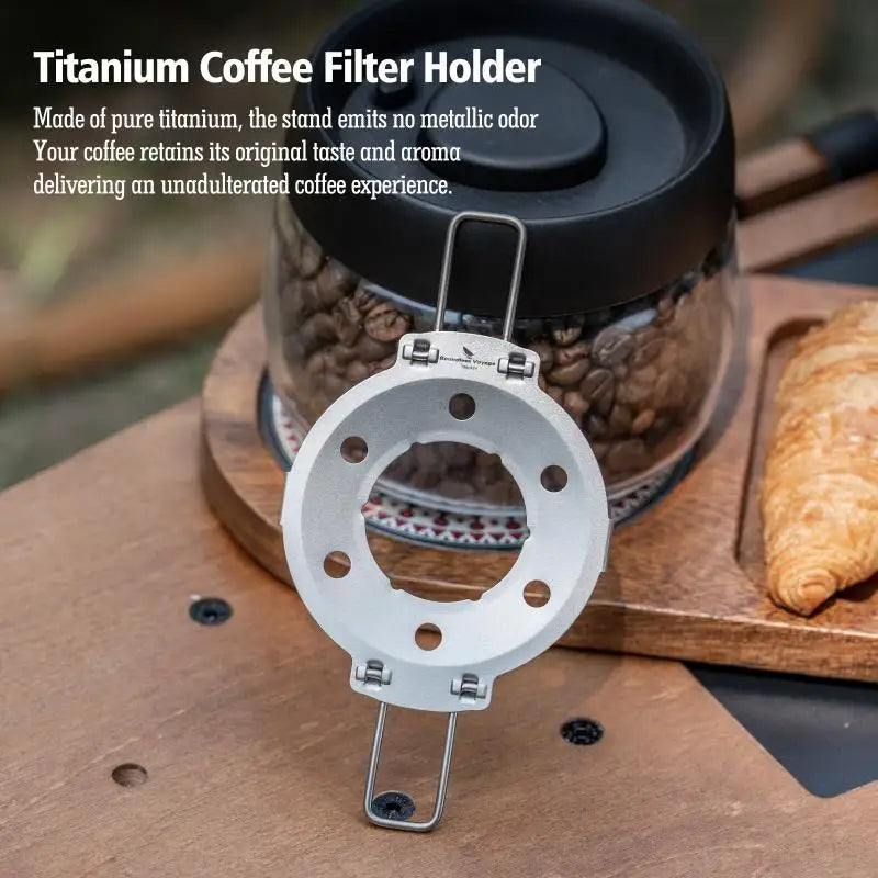 Titanium Pour-Over Koffiehouder