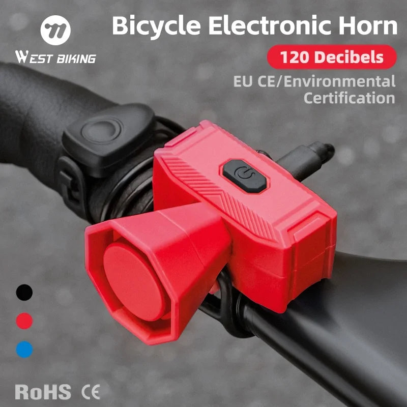 Elektrische Fietshoorn - 120db USB Oplaadbaar