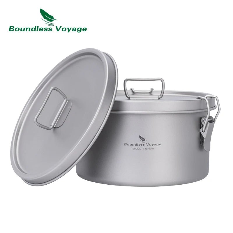 Titanium Dinner Box met 2 Deksels