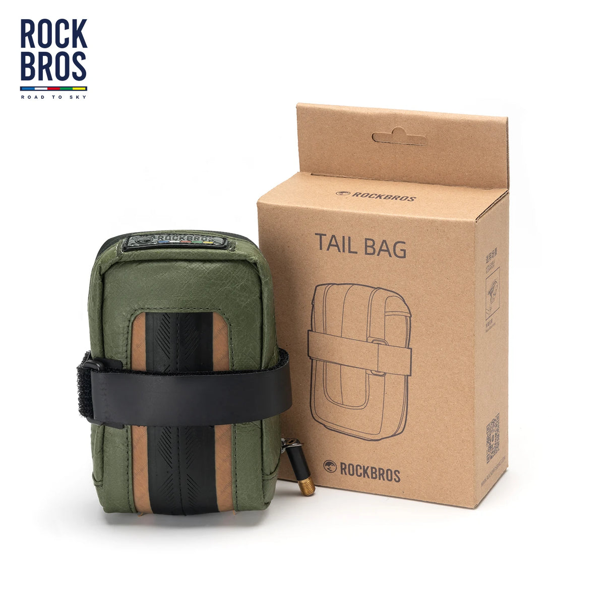 Lichtgewicht regenbestendige fiets zadeltas, gemonteerd onder het zadel