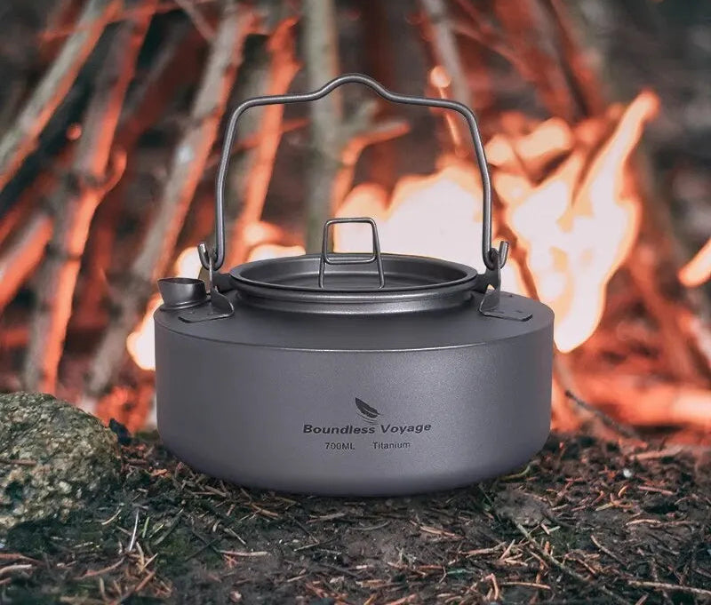 Titanium Theeketel – 700ml / 1.0L