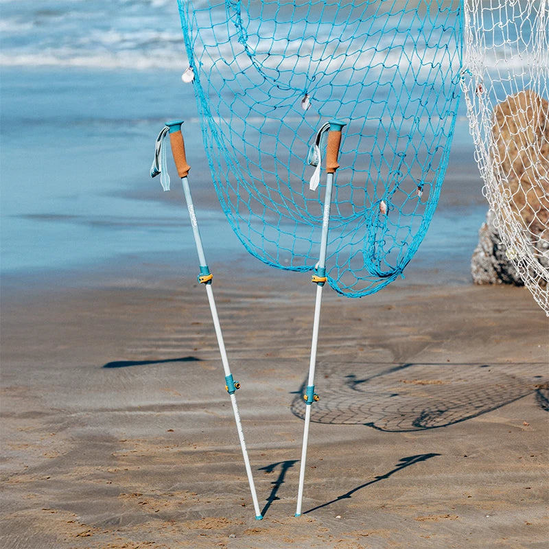 Ultralichte professionele wandelstok voor vrouwen met kurken handgreep en wolfraampunt