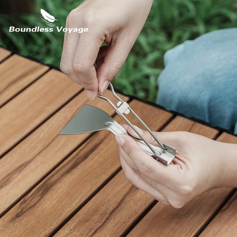 Titanium Opvouwbare Spatel