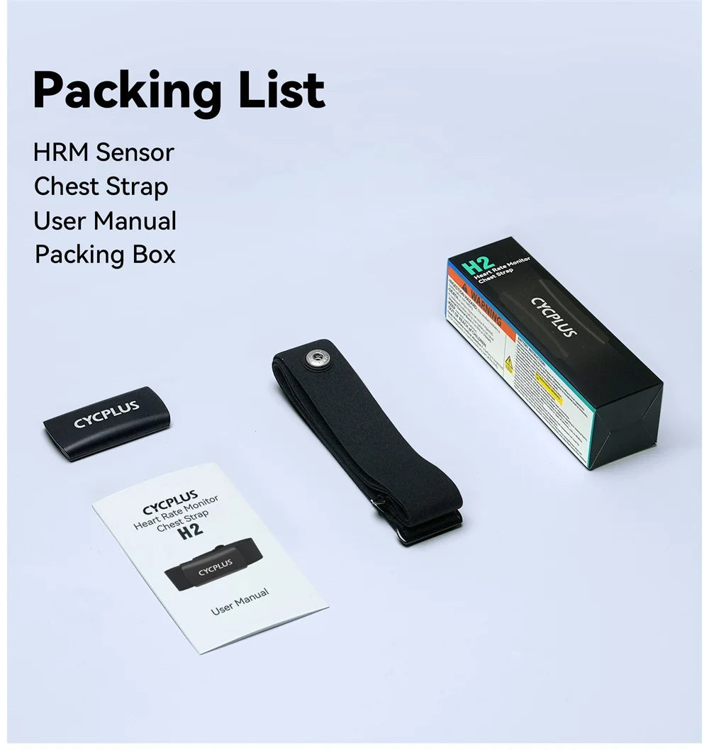 H2 Hartslagmeter- Borstband