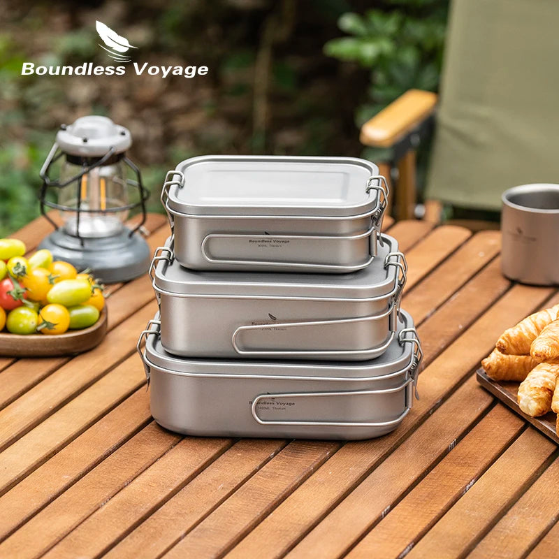 Titanium Bento Lunchbox