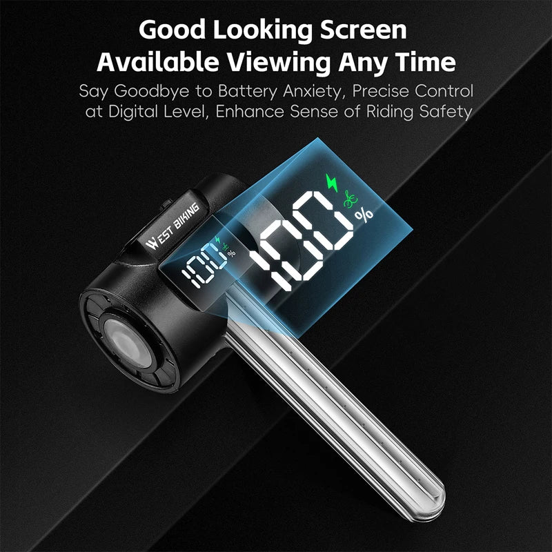 Fietsachterlicht – Power Display, Intelligente Remsensor