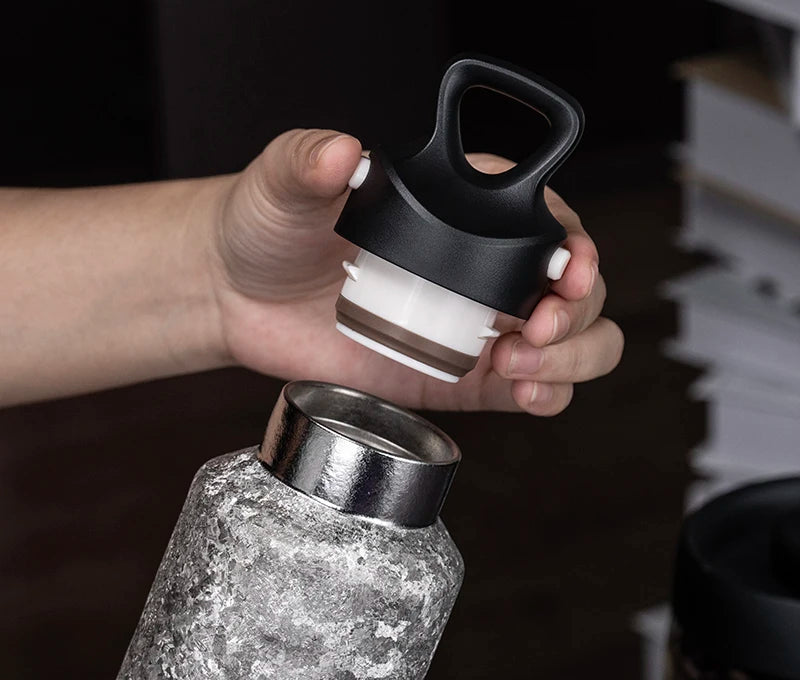 Titanium Geïsoleerde Drinkfles – Dubbelwandig