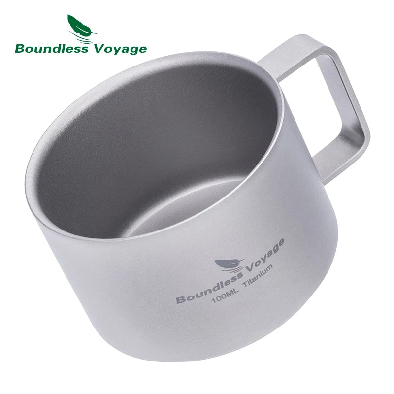 Titanium Dubbelwandige Drinkmok