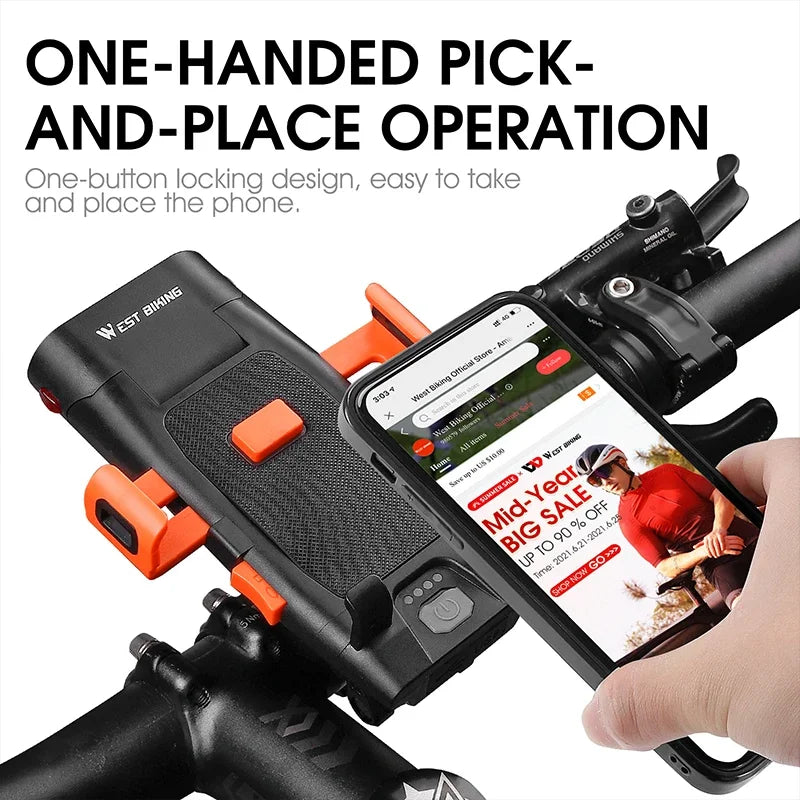 5-in-1 Multifunctioneel Fietslicht