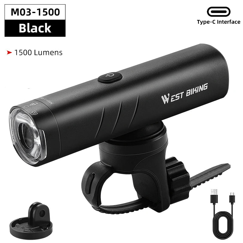 Fietsvoorlicht – 600/1200/1500 Lumen