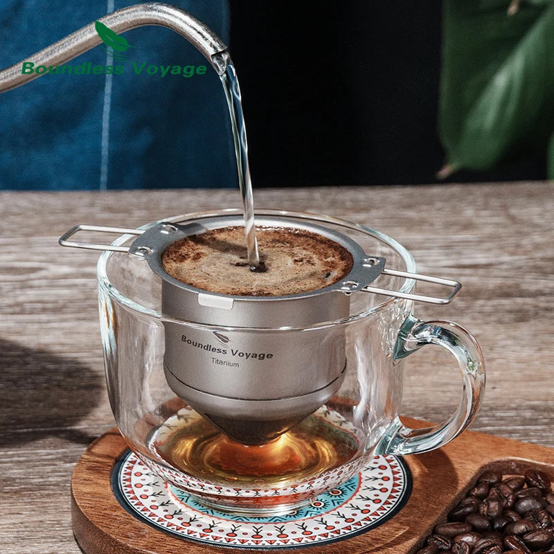 Titanium Herbruikbare Koffiefilter