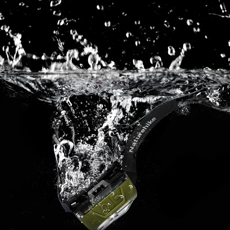 Compact waterproof LED headlamp with 300-lumen brightness