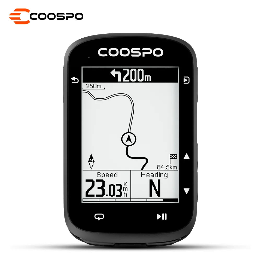 CS500 Fietscomputer met GPS & Kaartweergave & Snelheidsmeter