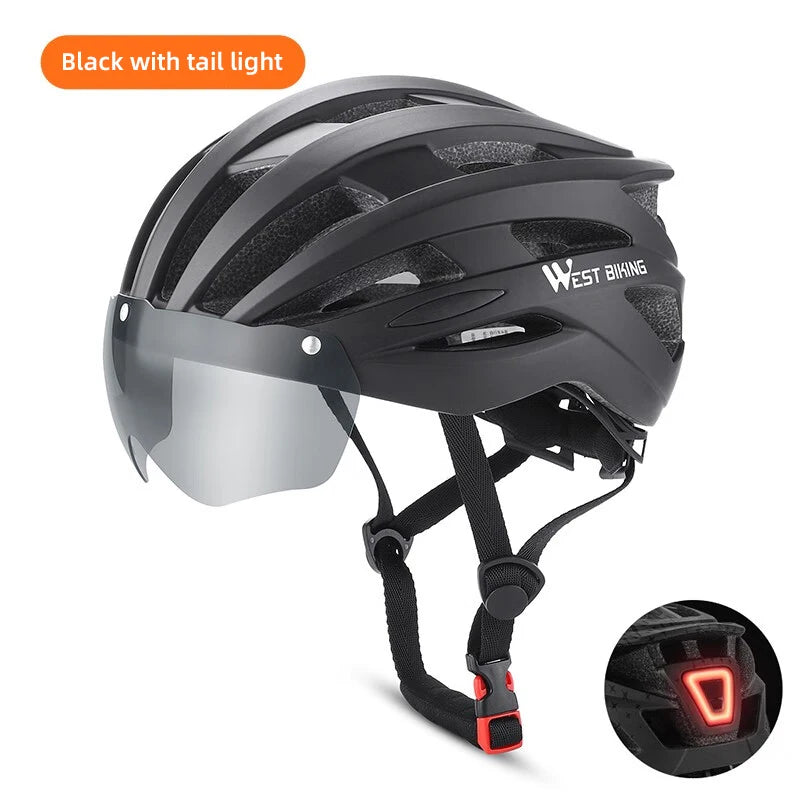 Fietshelm Unisex Met Achterlicht