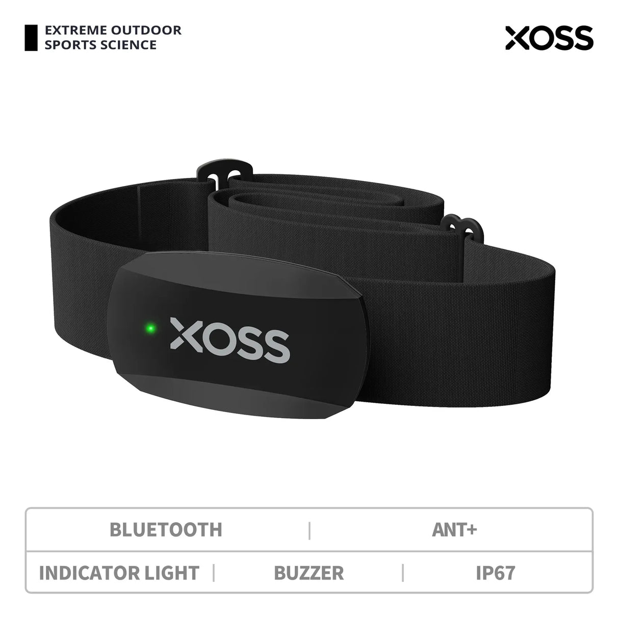 X2 Hartslagmeter met Borstband