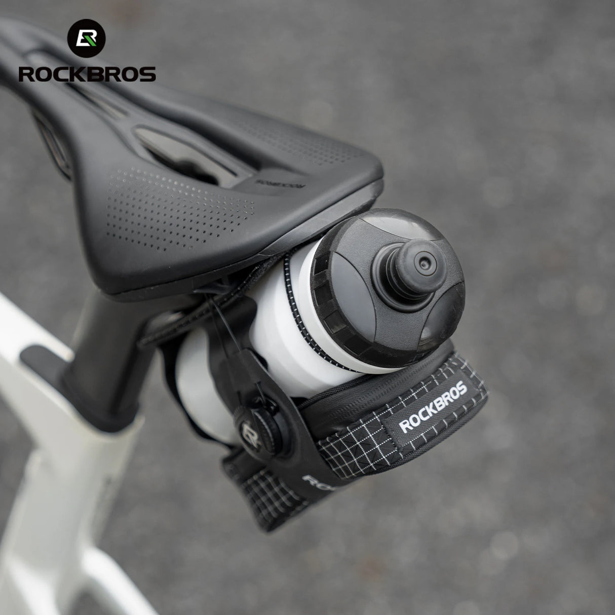 Multifunctionele fiets achtertas met veilige klep