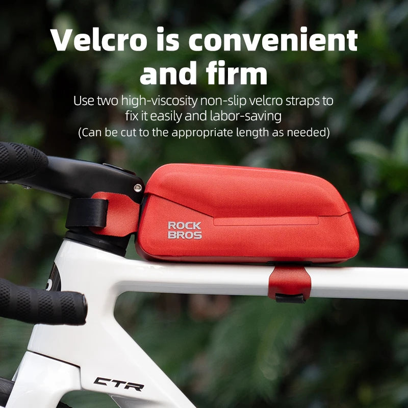 Waterdichte magnetische fietsbuizentas voor op het frame van de fiets